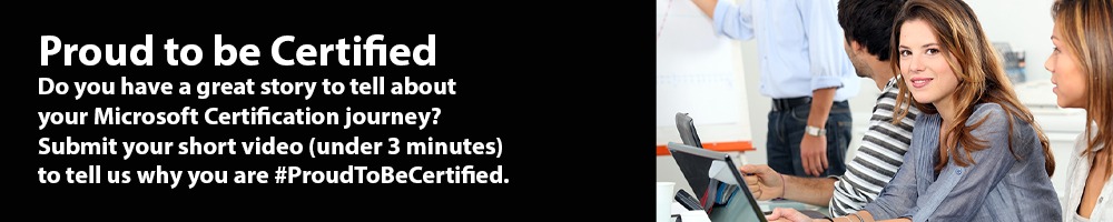 proud to be certified